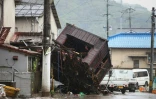The rain caused damage across much of the Kyushu island