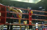 Muay thai au stadium Rajadamnern de  bangkok