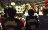 Muay thai au stadium Rajadamnern de  bangkok