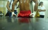 Muay thai au stadium Rajadamnern de  bangkok