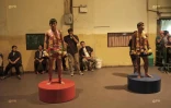 Muay thai au stadium Rajadamnern de  bangkok