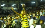 Muay thai au stadium Rajadamnern de  bangkok