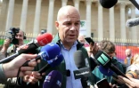 Le président de la FNSEA, Arnaud Rousseau, devant l'Assemblée nationale à Paris le 26 mai 2025