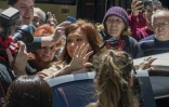 L'ancienne présidente Cristina Kirchner à Buenos Aires le 22 octobre 2017 