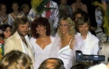 Le groupe suédois Abba, le 1er juin 1980 à Stockholm