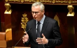 Le ministre de l'Economie Bruno Le Maire lors d'une session à l'Assemblée nationale, le 12 octobre 2020