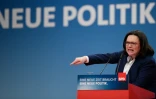 Andrea Nahles, le 21 janvier 2018 à Bonn