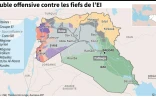 Double offensive contre les fiefs de l'EI