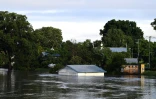 Inondations Ă Grafton, Ă 130 km de Lismore, le 1er mars 2022 en Australie