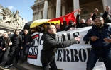 Incidents place de la Bourse le 27 mars 2016 à Bruxelles