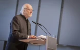 Le romancier hongrois Laszlo Krasznahorkai à Salzburg, en Autriche, le 26 juillet 2021 