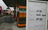 Une station service en rupture de carburants à Caen, le 20 mai 2016