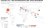 Covid-19 : les tendances dans le monde