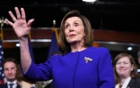 Nancy Pelosi, cheffe des démocrates à la Chambre des représentants, s'exprime depuis le Congrès le 10 décembre 2019