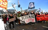 Manifestation de lycéens contre la réforme des retraites, le 11 mars 2023 à Montpellier