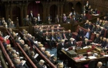 Une séance à la Chambre des Lords, en octobre 2017