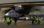 Solar Impulse 2 peu avant son décollage le 20 juin 2016 à New York