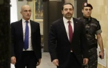 Le Premier ministre libanais Saad Hariri lors de son arrivée au palais présidentiel de Baabda, près de Beyrouth, on December 5, 2017.