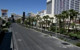 Le Strip de Las Vegas, désert, le 24 avril 2020 dans le Nevada