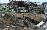 Destructions à Marioupol, le 18 mai 2022 en Ukraine