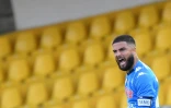 L'attaquant napolitain Lorenzo Insigne, buteur lors du match de Série A, le 25 octobre 2020 à Benevento