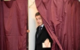 Nicolas Sarkozy, candidat à la primaire de la droite, le 20 novembre 2016 à Paris