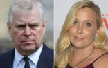 Le prince Andrew, le 11 avril 2021 à Windsor, et Virginia Giuffre, le 22 octobre 2019 à New York