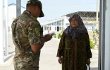 Le poste-frontière kirghiz "Kyzyl-Bel" à la frontière avec le Tadjikistan, dans la région de Batken, le 20 mai 2025