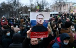 Manifestation en faveur d'Alexeï Navalny à Moscou le 23 janvier 2021

