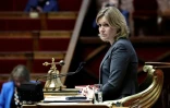 La présidente de l'Assemblée nationale Yaël Braun-Pivet à Paris le 18 février 2026