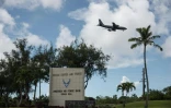La base aérienne américaine Andersen à Yigo, le 15 août 2017 sur l'île de Guam