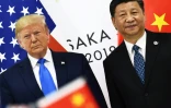 Le président américain Donald Trump et son homologue chinois Xi Jinping le 29 juin 2019 lors du G20 à Osaka (Japon)