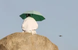 Un drone de surveillance survole le mont Arafat, le 5 juin 2025