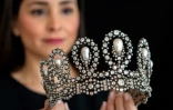 Un diadème de perles et diamants ayant appartenu à la Maison de Savoie, dynastie royale d'Italie, présentée chez Sotheby's à Genève le 6 mai 2021