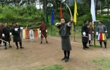 Un archer vise sa cible, le 25 août 2018 à Thimphou, au Bhoutan