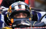 Carlos Sainz Jr., pilote de Toro Rosso, lors des essais pour le GP de Chine, le 16 avril 2016 à Shanghai