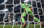 L'attaquant de la Juventus Cristiano Ronaldo (2g) auteur d'un triplé lors de la victoire 3-0 sur l'Atlético Madrid en Ligue des champions le 12 mars 2019