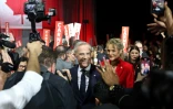 Le futur Premier ministre du Canada, Mark Carney (c), le 9 mars 2025 à Ottawa