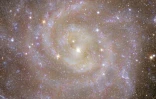 Image astronomique non datée de la galaxie spirale IC 342 diffusée le 2 novembre 2023 par l'Agence spatiale européenne (ESA) et prise lors de la mission spatiale Euclid de l'ESA