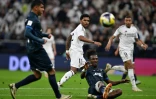 L'attaquant du Real Madrid Rodrygo (au centre) lors de la finale de la coupe intercontinentale contre les Mexicains de Pachuca, mercredi à Doha.