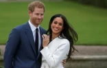 Le prince Harry et son épouse Meghan, pris en photo le jour de l'annonce de leurs fiançailles en 2017