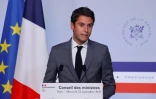 Le porte-parole du gouvernement français, Gabriel Attal, le 22 septembre 2021 à Paris