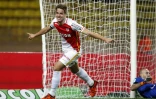 Le Monégasque Mario Pasalic, auteur de l'unique du but du match Monaco-Nantes à Louis-II, le 21 novembre 2015