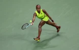 L'Américaine Coco Gauff contre la Tchèque Karolina Muchova en demi-finales de l'US Open le 7 septembre 2023 à New York