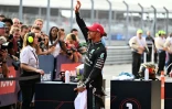 Lewis Hamilton après la course sprint du GP de F1 des Etats-Unis, le 21 octobre 2023 à Austin