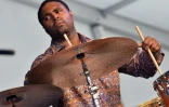 Le batteur de jazz Kendrick Scott en avril 2013 Ă New York