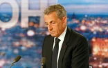 Nicolas Sarkozy lors du 20 h de TF1, le 3 mars 2021 à Boulogne Billancourt dans les Hauts-de-Seine