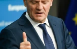 Le président du Conseil européen Donald Tusk le 20 février 2016 au sommet de l'UE à Bruxelles
