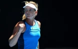 Coco Vandeweghe à l'issue du match l'opposant à Garbine Muguruza le 24 janvier 2017 à Melbourne