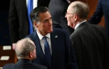 Le sénateur républicain Mitt Romney au Congrès à Washington le 4 février 2020